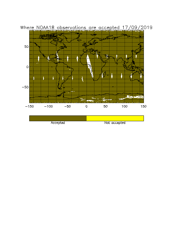 NOAA-18 obs accepted