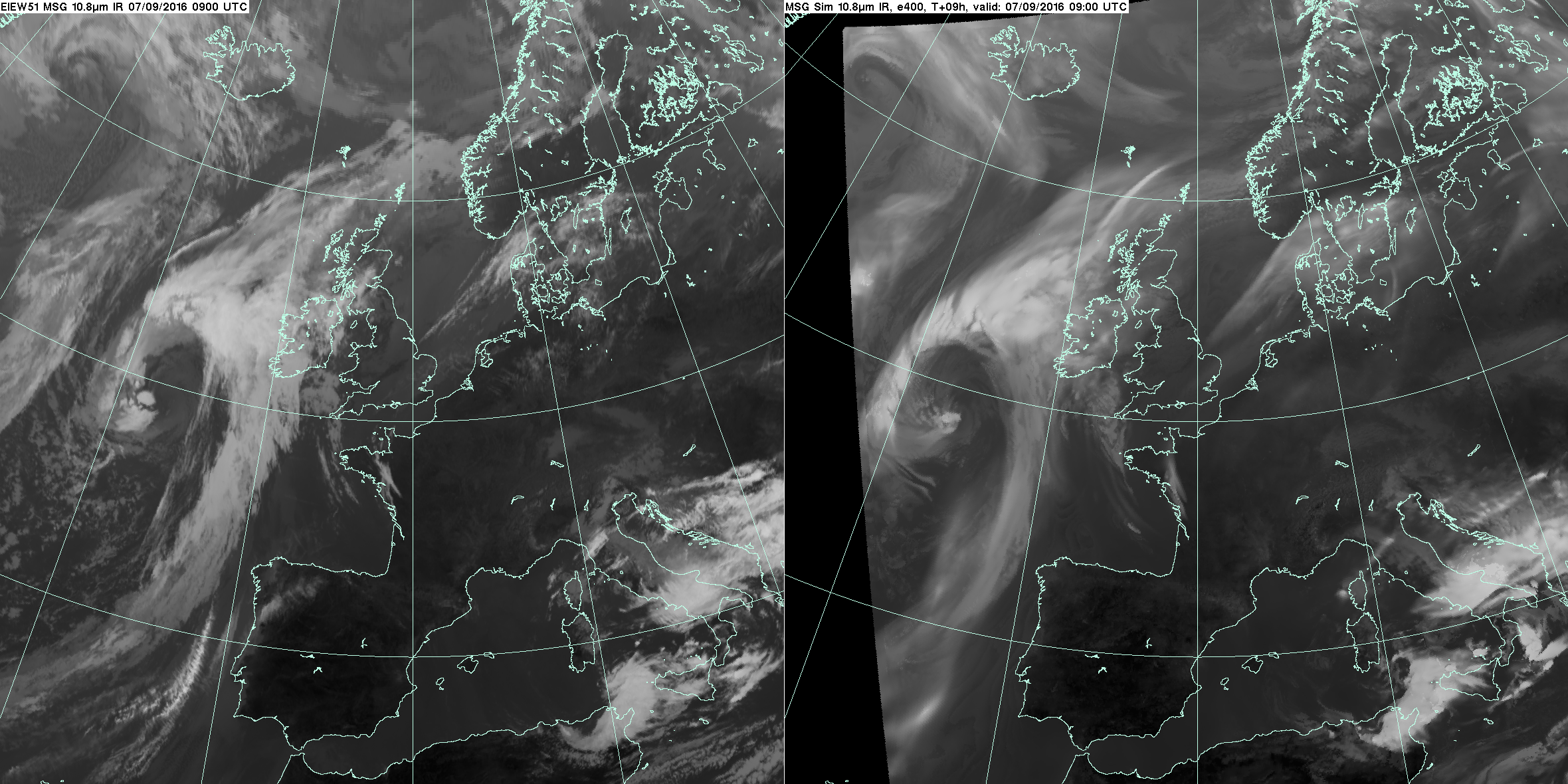 Simulating satellite imagery to verify NWP models for forecasting